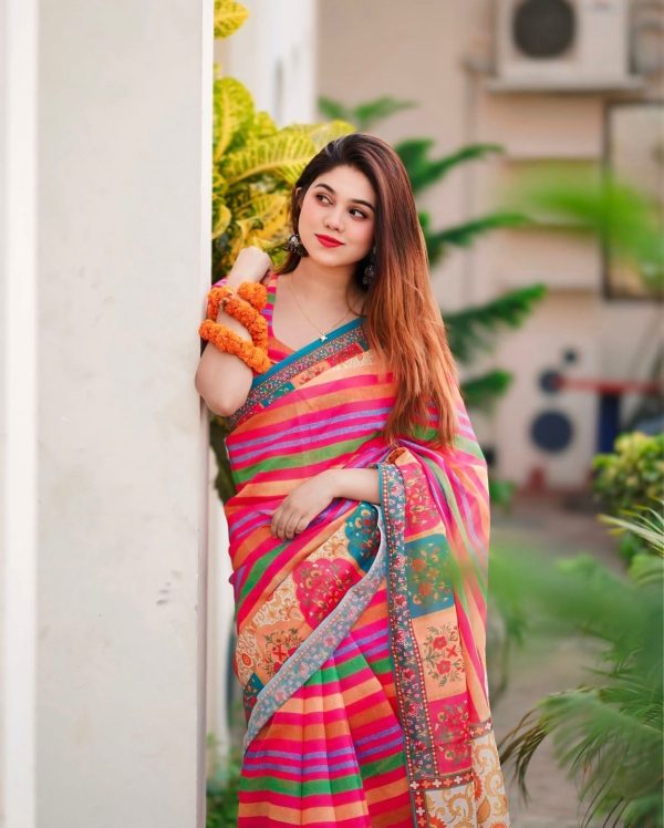 রংধনু শাড়ি Rainbow saree